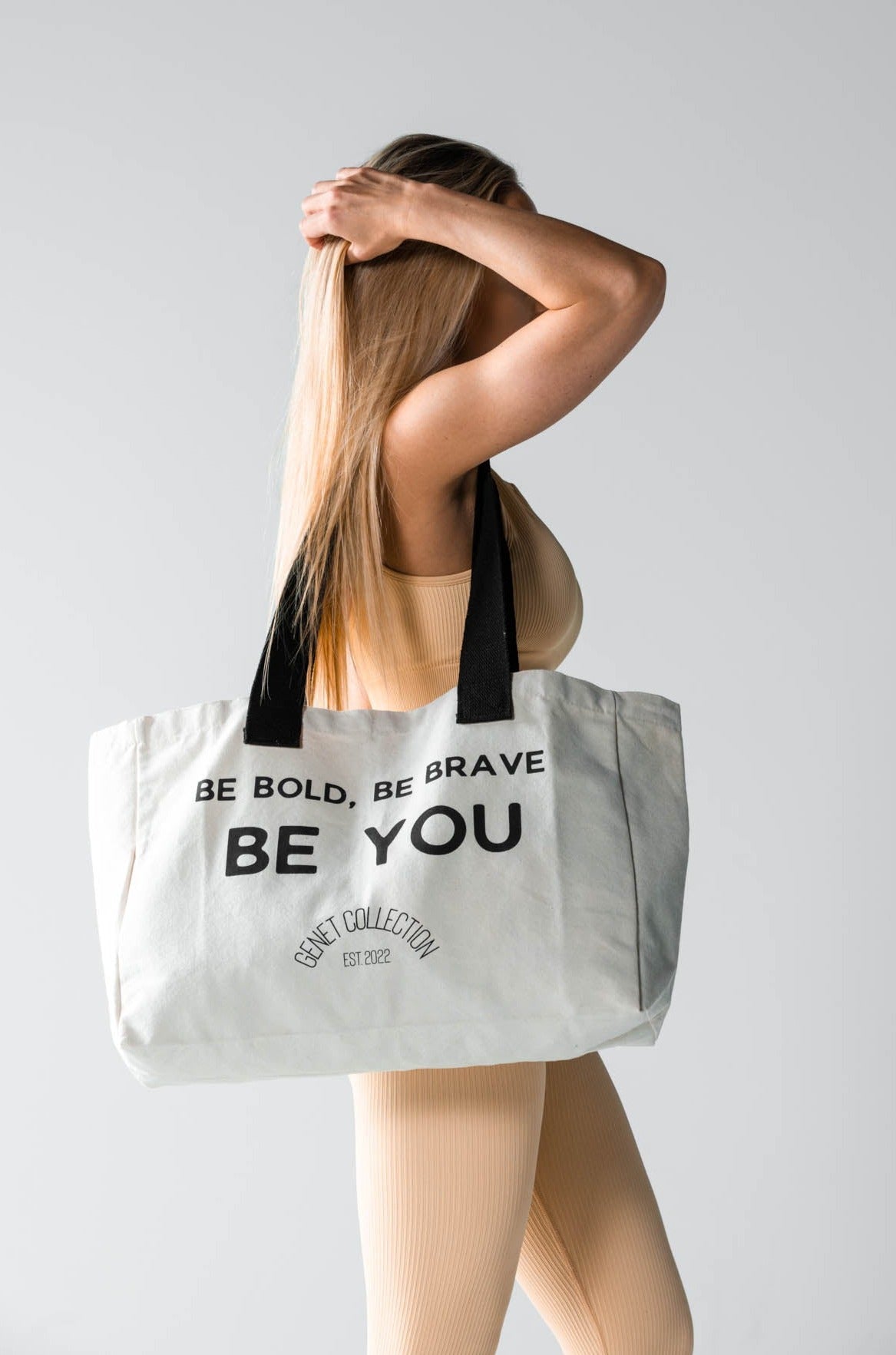 CANVA TOTE BAG  BE YOU – Genet Collection