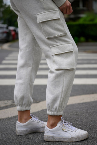 CARGO SWEATPANTS | CLOUD GREY