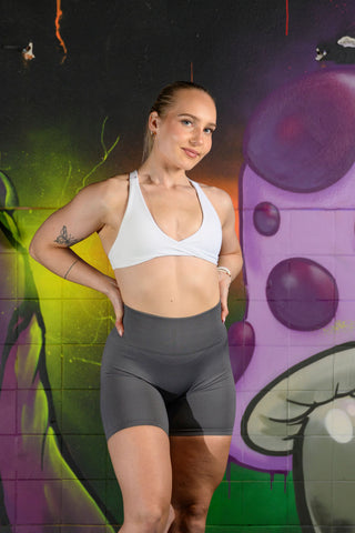 PULSE SEAMLESS SHORTS | MERCURY GREY